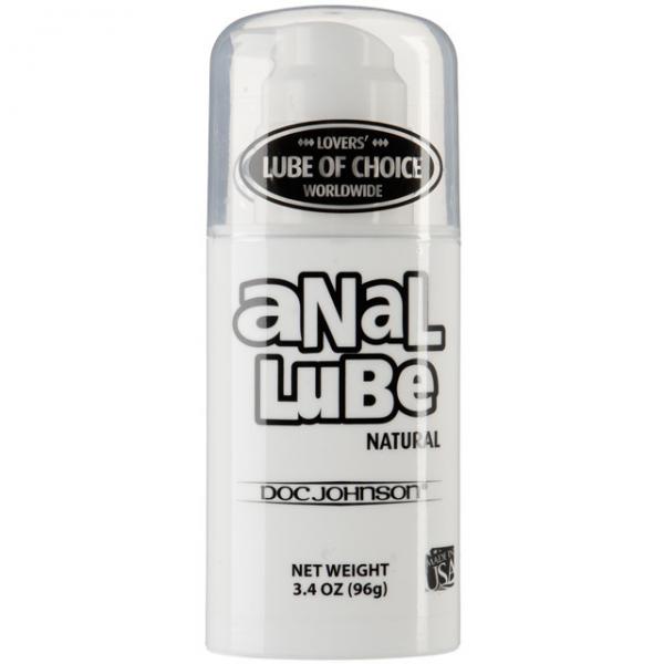 Anal Lube Natural 3.4oz Airless Pump