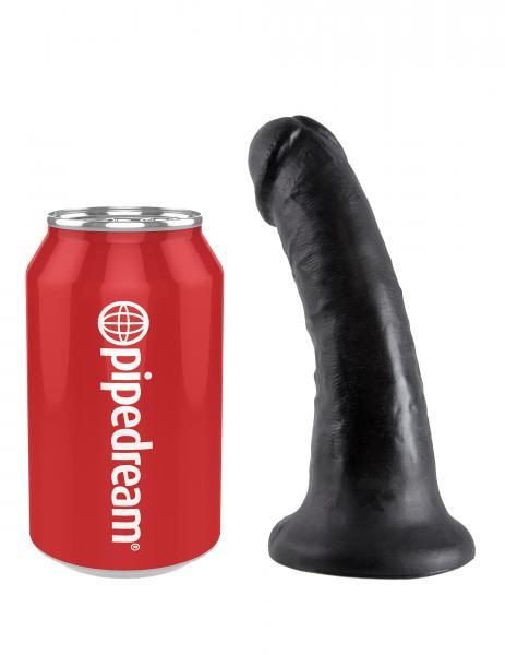 King Cock 6 Inches Cock Black