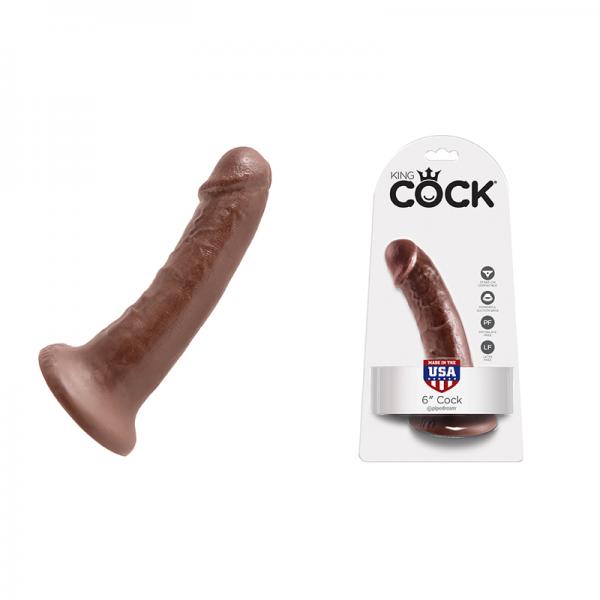 King Cock 6 Inches BrownDildo