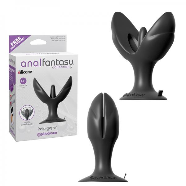 Anal Fantasy Insta Gaper Black Butt Plug