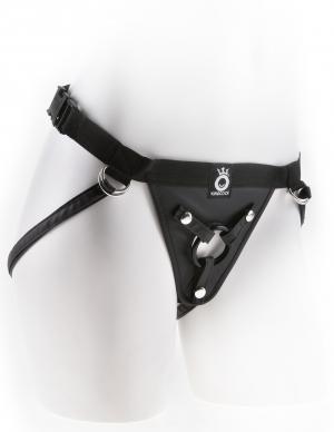 King Cock Fit Rite Harness Black Nylon Strap On