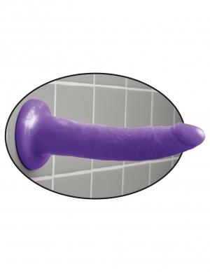 Dillio Purple 7 inches Slim Dildo