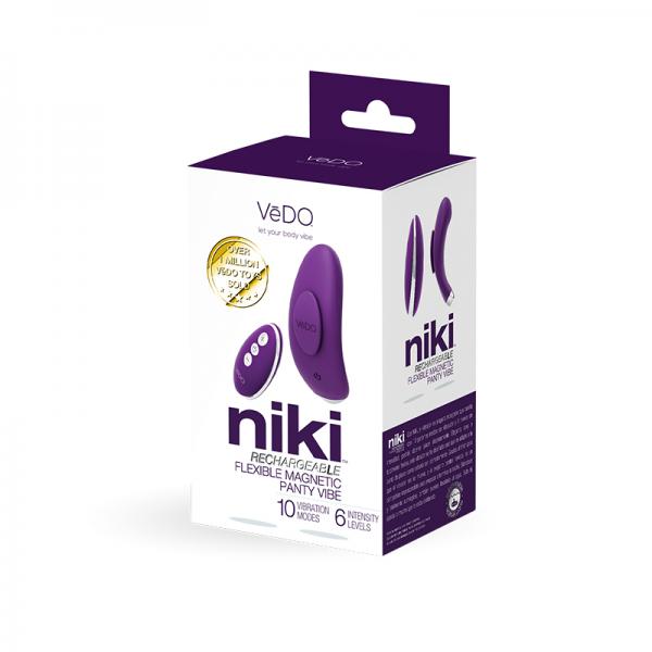 Niki Rechargeable Panty Vibe Deep Purple